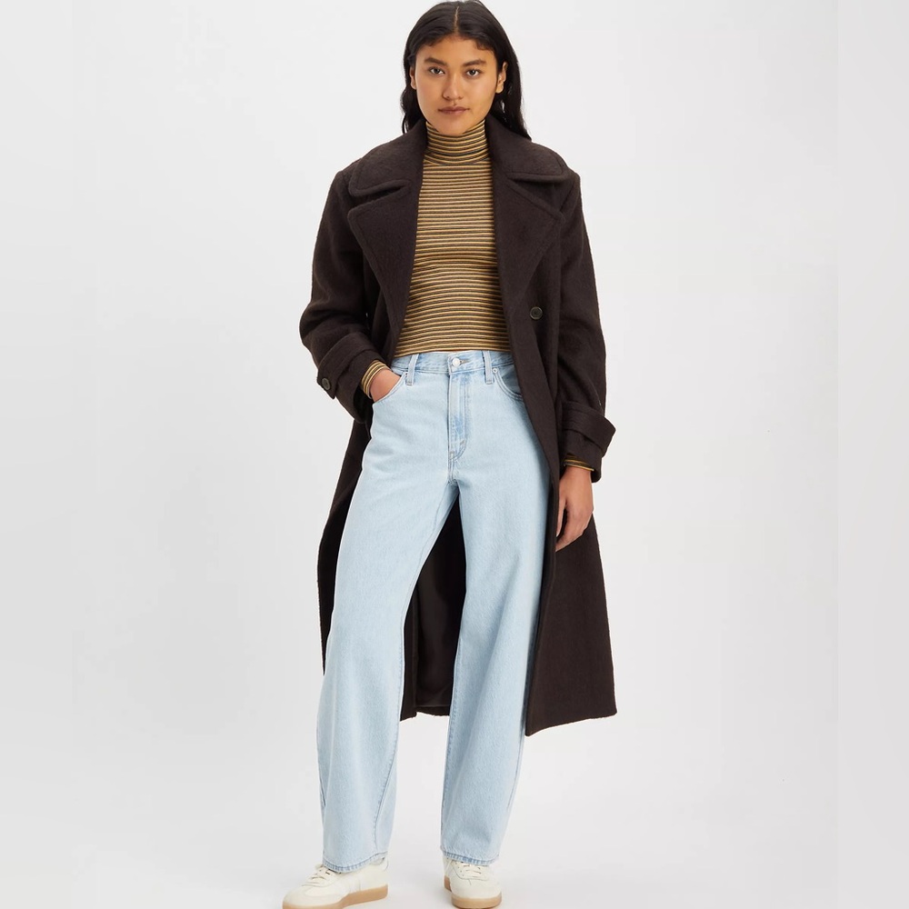 Levi's Light Blue Baggy Dad Jeans